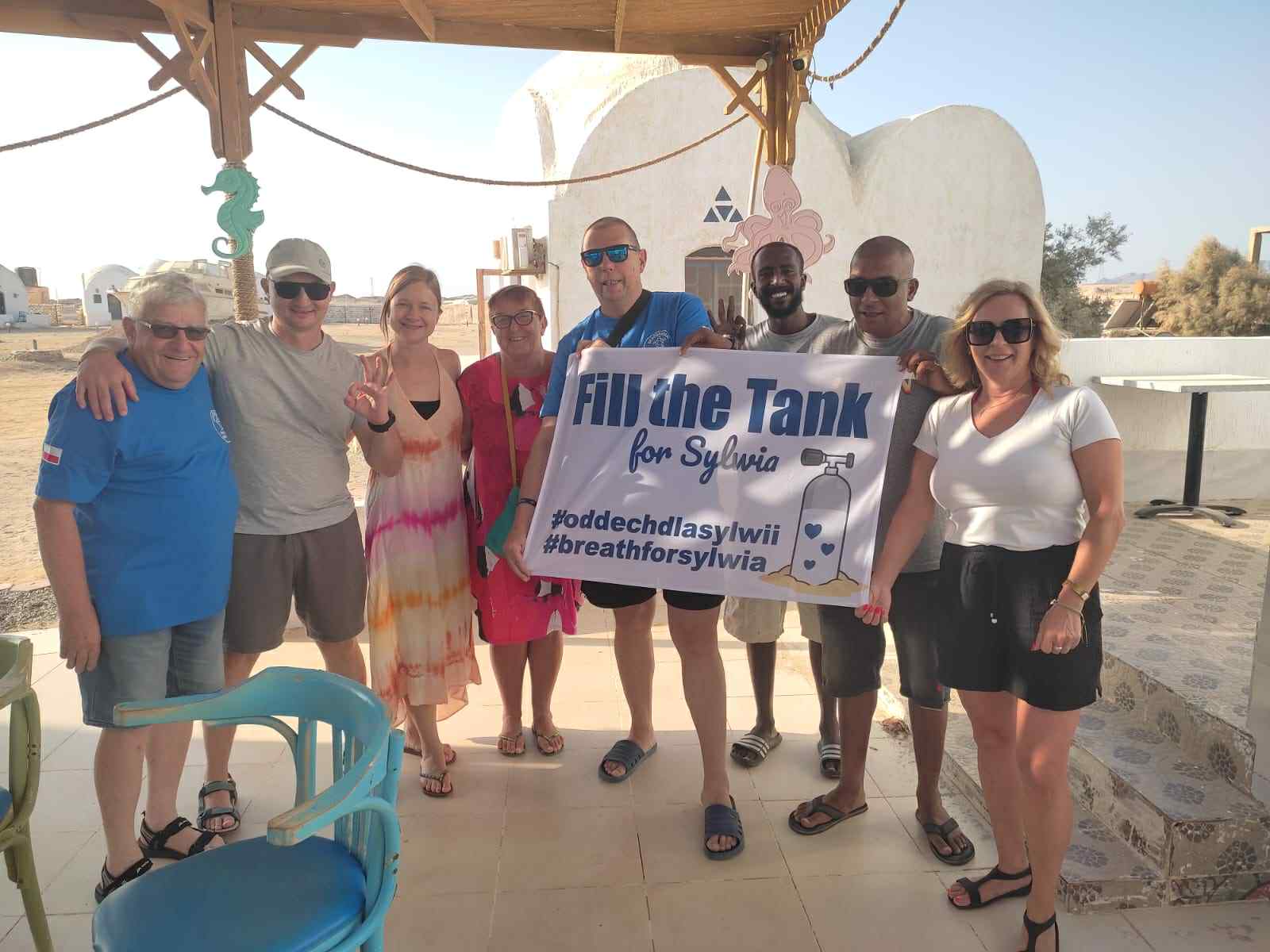 The flag journey begins in Marsa Alam 💙